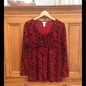 BEAUTIFUL ❤️ SUNDANCE Velvet burnout XL Red/Black